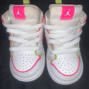 Nike Jordan Youth Air 1 Mid Gs Edge Glow 4C